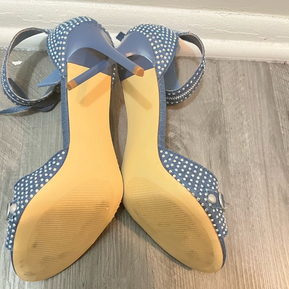 Denim Iridescent Open Toe - Picture 4 of 5